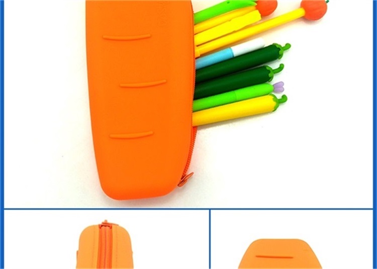 硅膠水果筆袋
